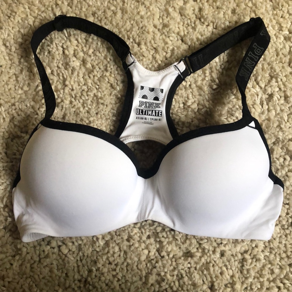 Pink Victoria’s Secret Push Up Sports Bra